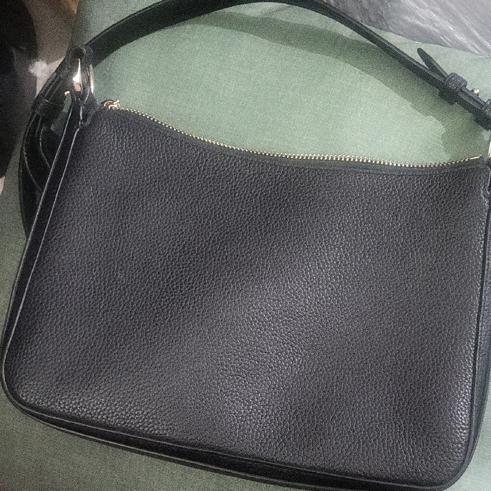 Kate Spade Black Pebbled Leather Crossbody Bag - Picture 2 of 8